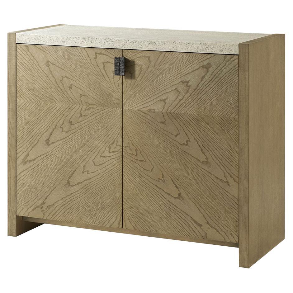 Light Modern Storage Console For Sale