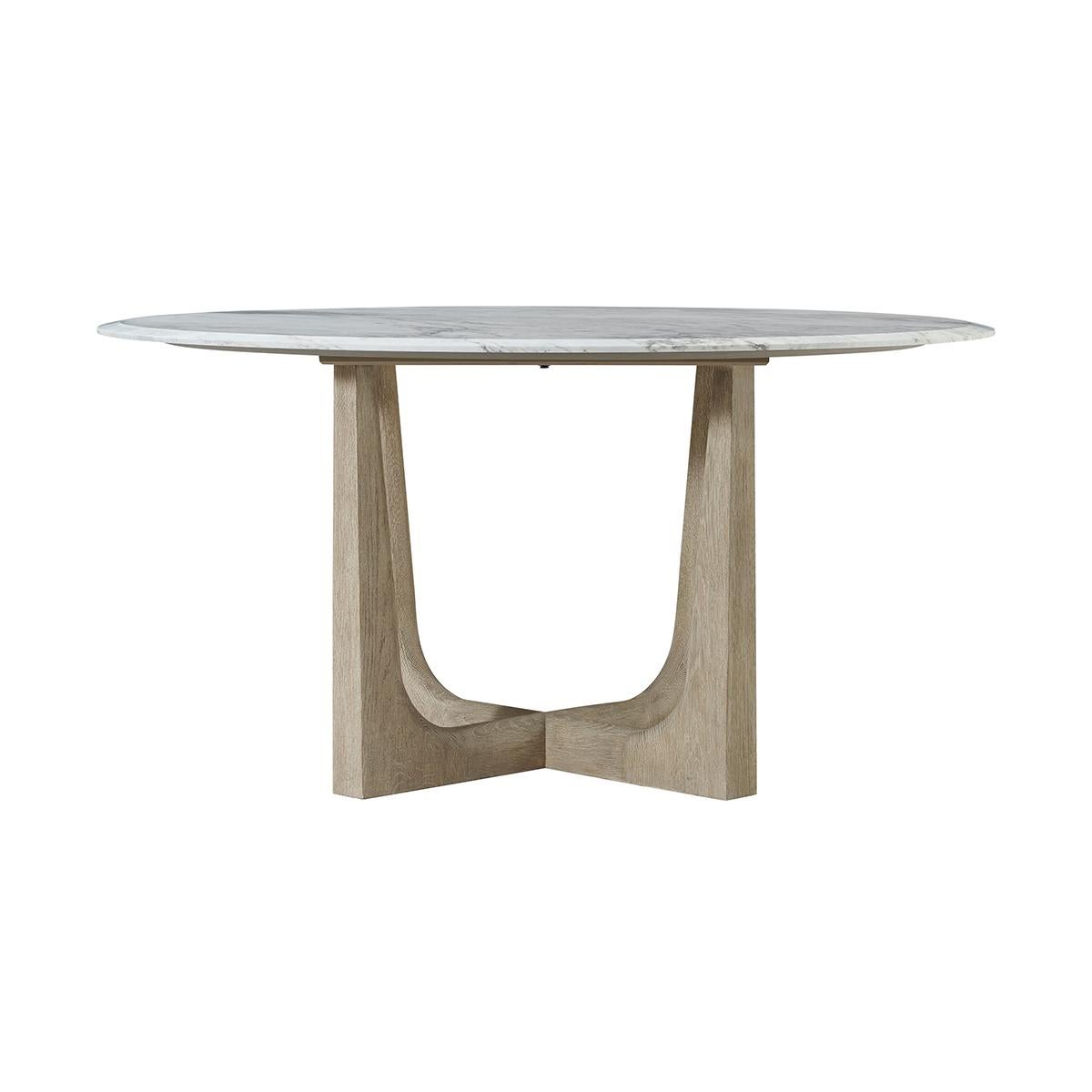 light oak round table