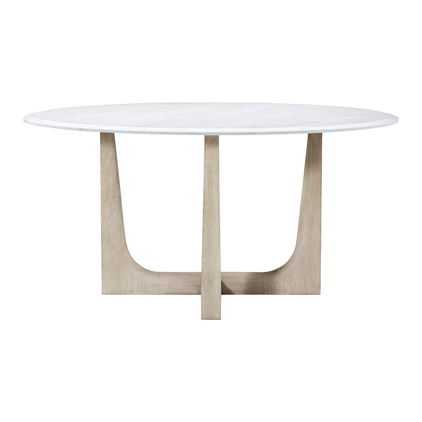 light oak round table