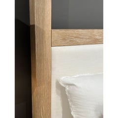 Light Oak Canopy Bed - US King