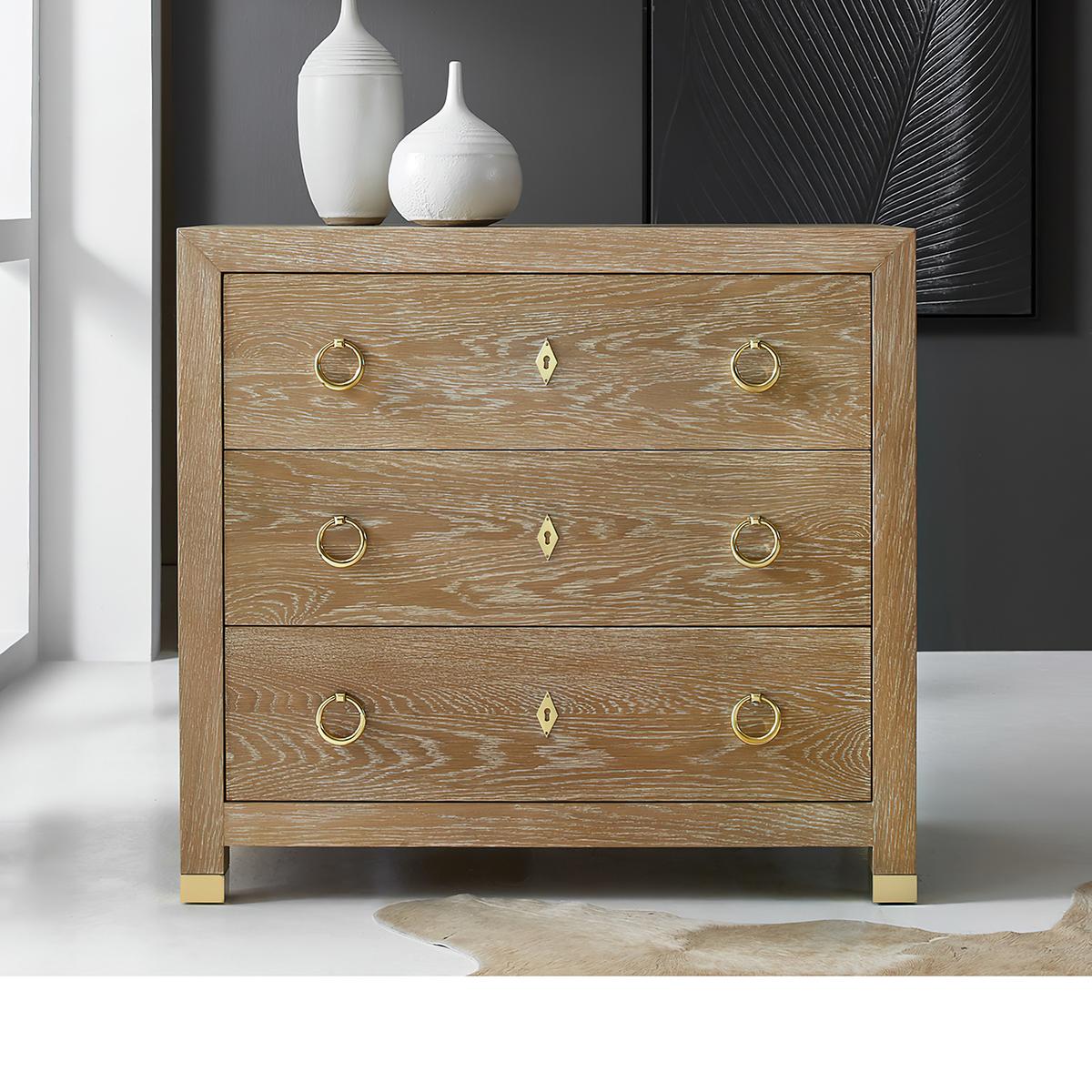 pale oak chest of drawers
