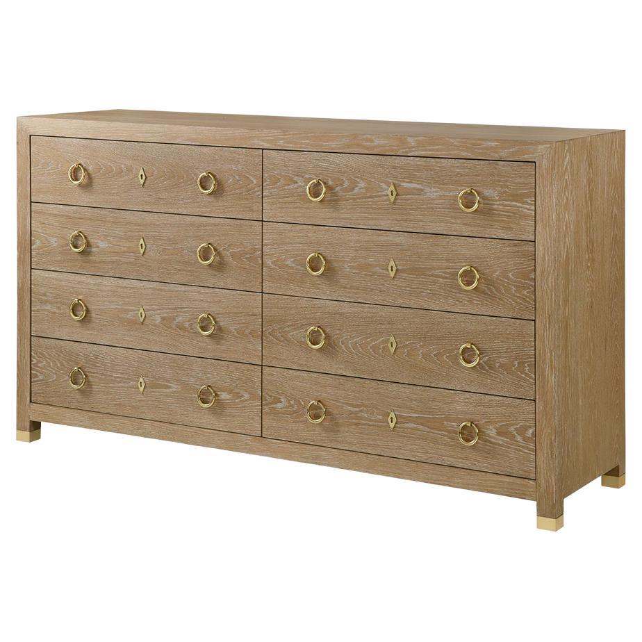 Light Oak Modern Dresser For Sale