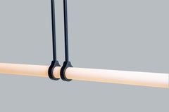 LO018_Modern Dark bronze and Acrylic Pendant Light by Naama Hofman