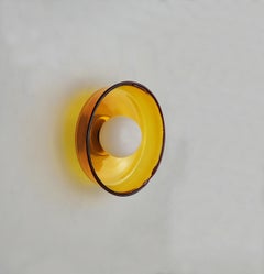 Light Object 030.2 Wall Lamp in Waxed Brass by Naama Hofman