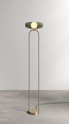 Light Object 031 Floor Lamp in Brass by Naama Hofman