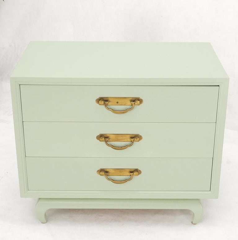 Light Olive Lacquer Oriental Base Legs 3 Drawer Accent Dresser Bachelor  Chest For Sale at 1stDibs | light green dresser, 3 drawer bachelor chest,  olive dresser