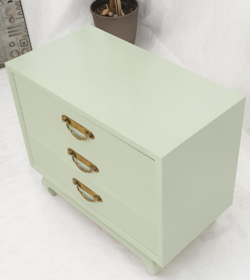 small green dresser
