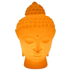 Light Orange Buddha Table Lamp by SLIDE Studio