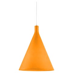 Light Orange Juxt Hanging Lamp by Karim Rashid
