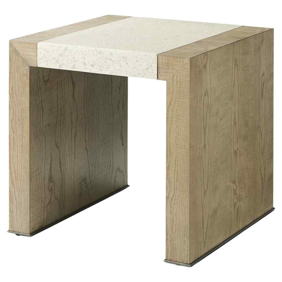 Light Parson Style End Table im Angebot