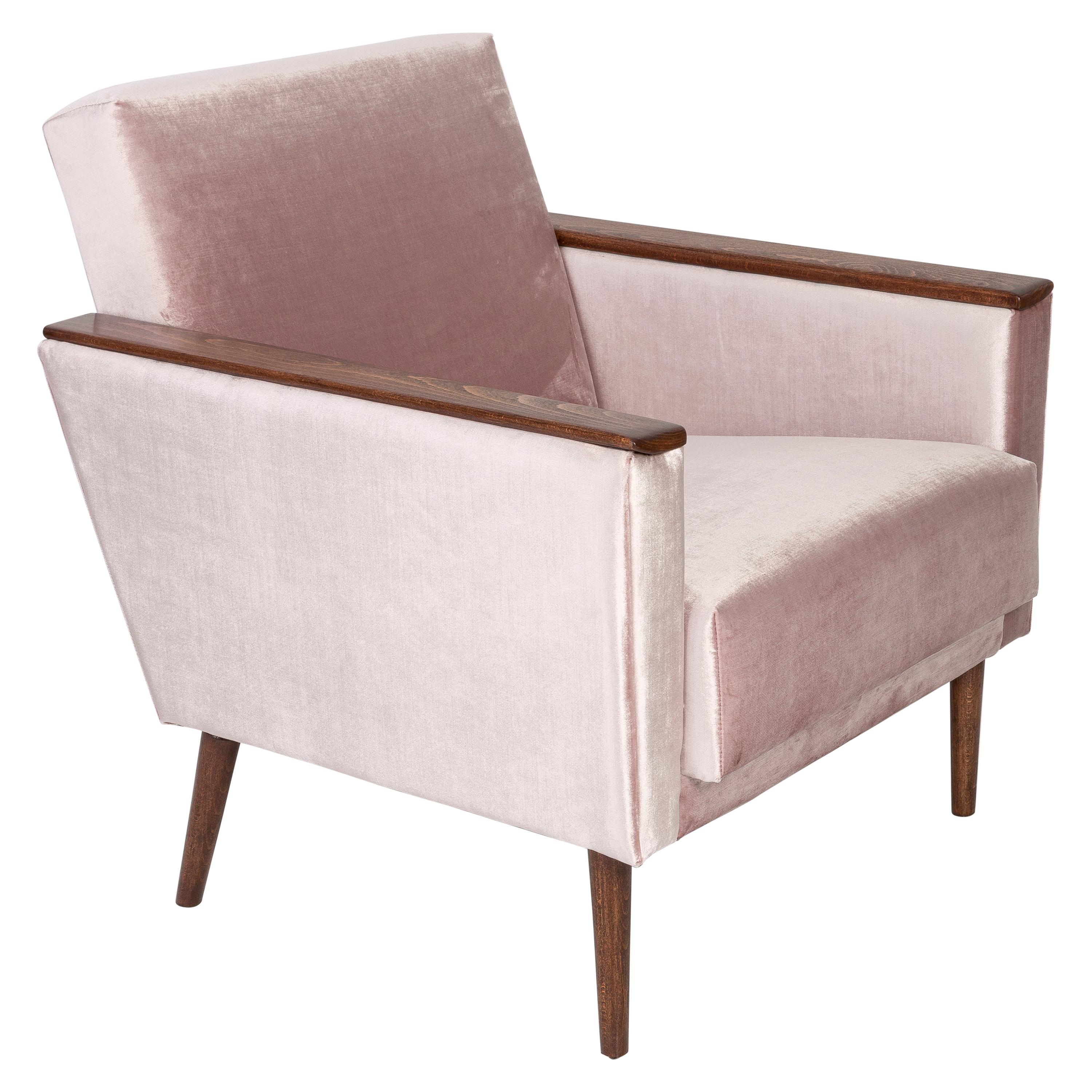 Light Pink Armchair, 1960s, DDR, Germany