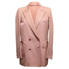 Blazer rosa chiaro Issimo a doppio petto taglia S.I.M.