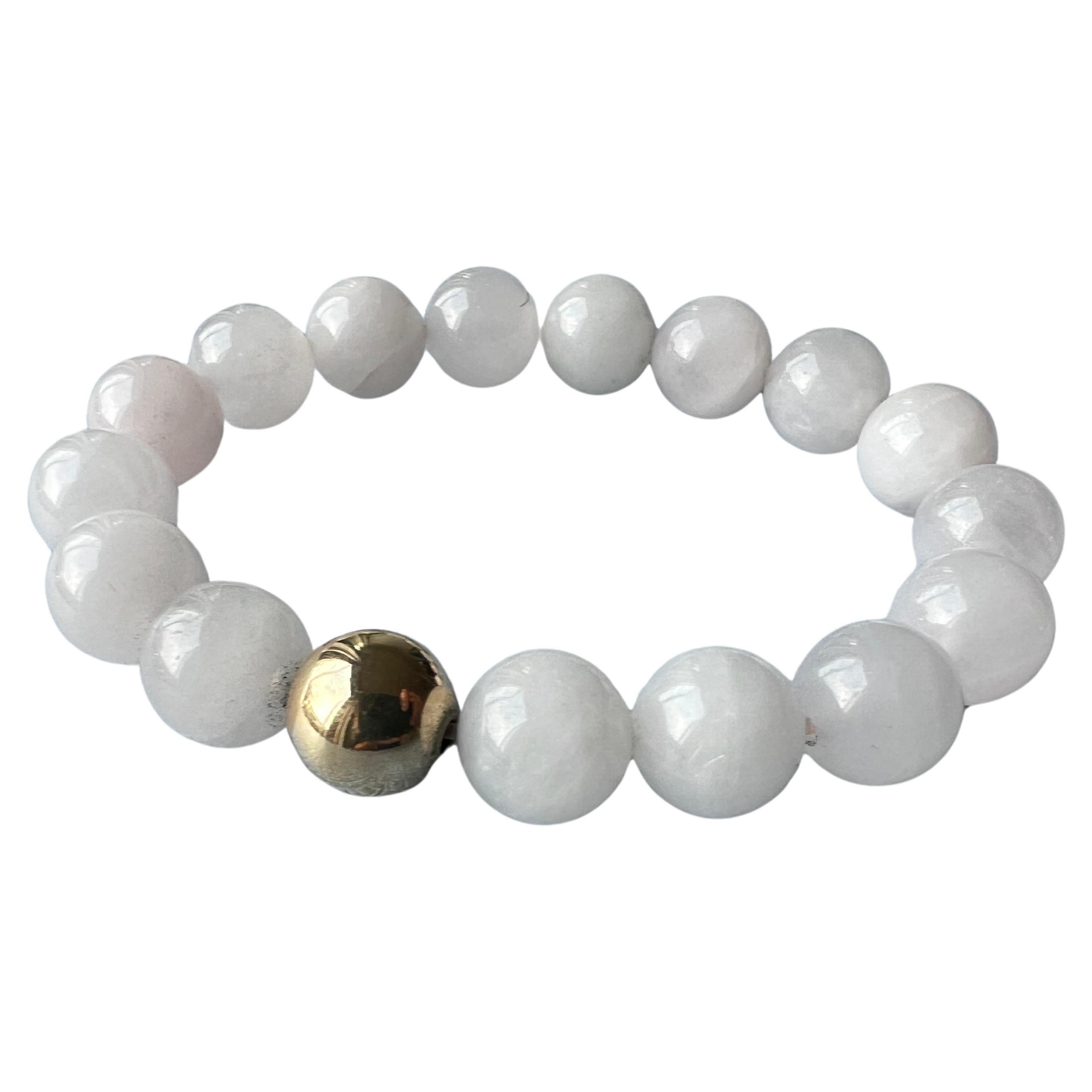 Rose Quartz Bead Bracelet
