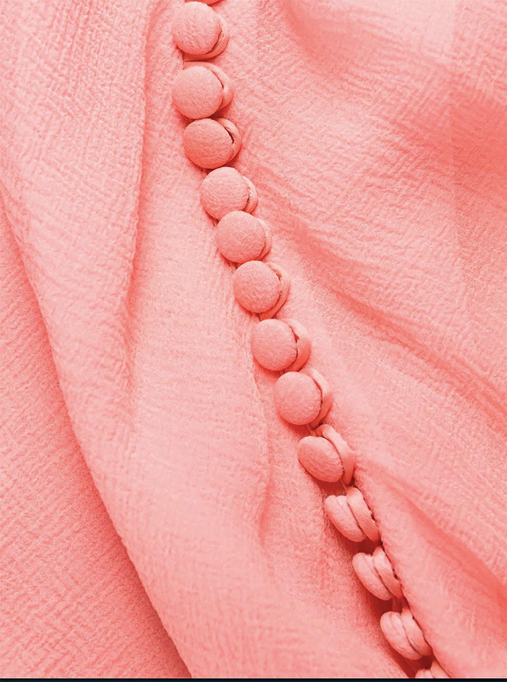 Women's Light Pink Silk Cristian Dior Cocktail Dress