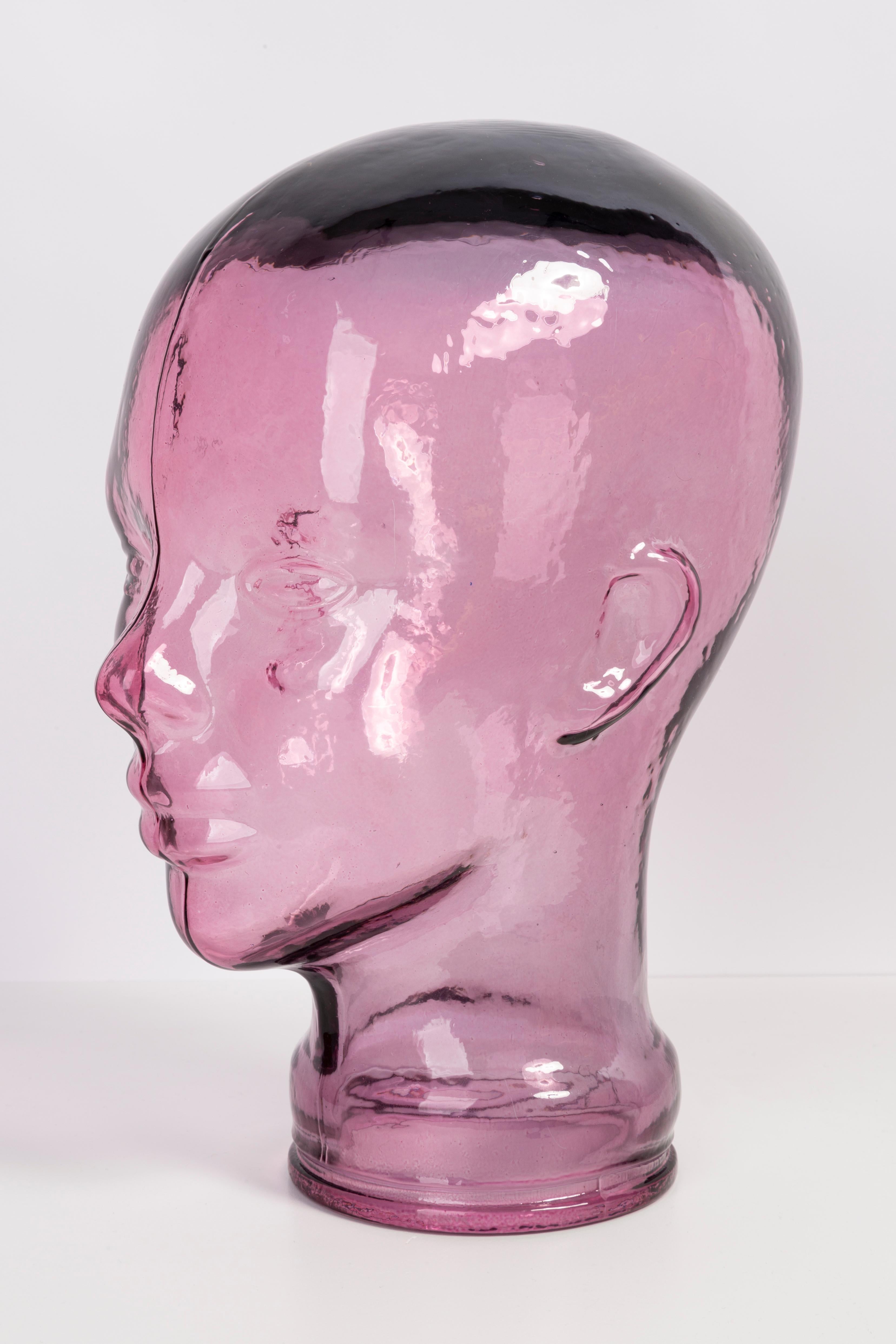 pink glass sculpture