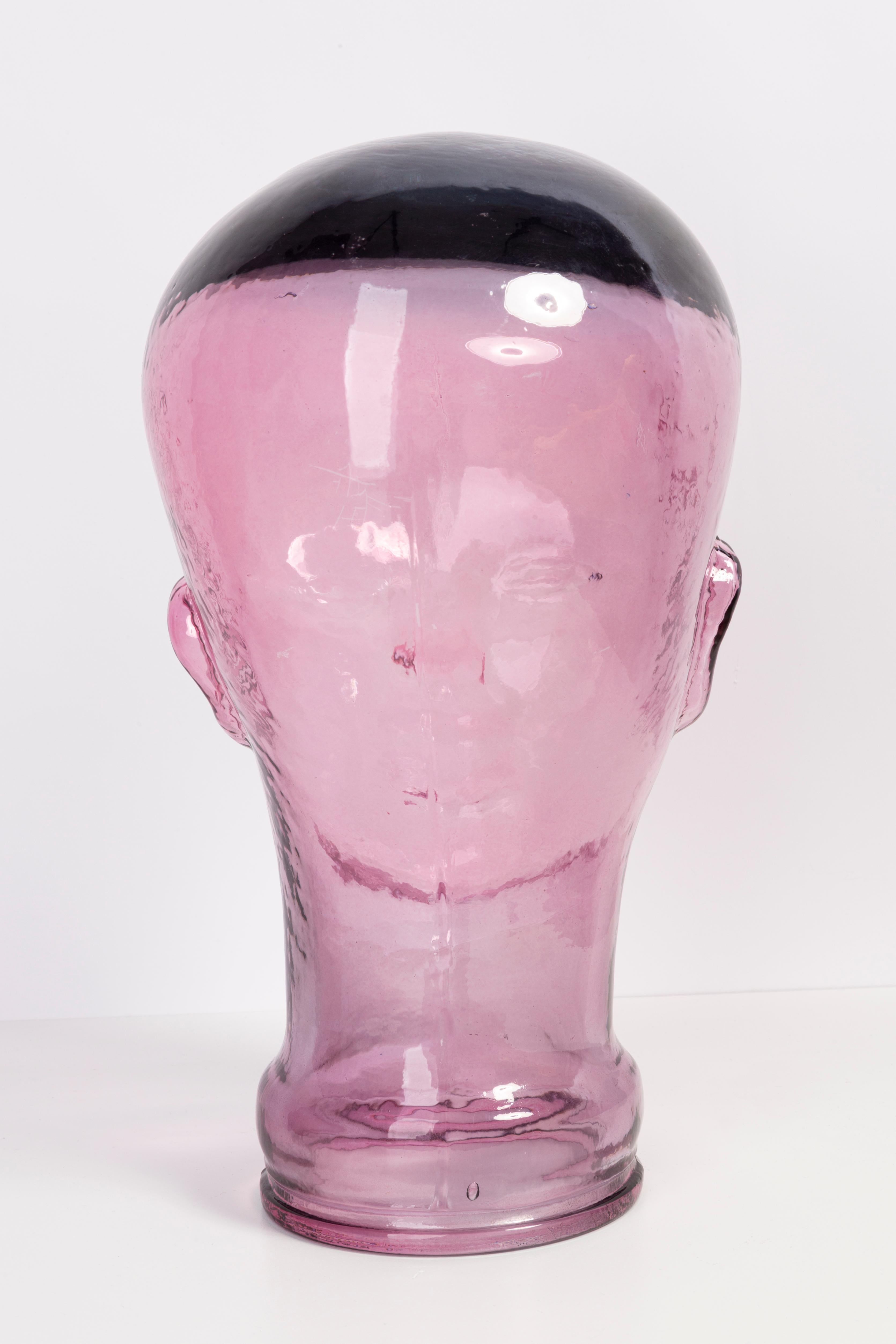 glass mannequin head