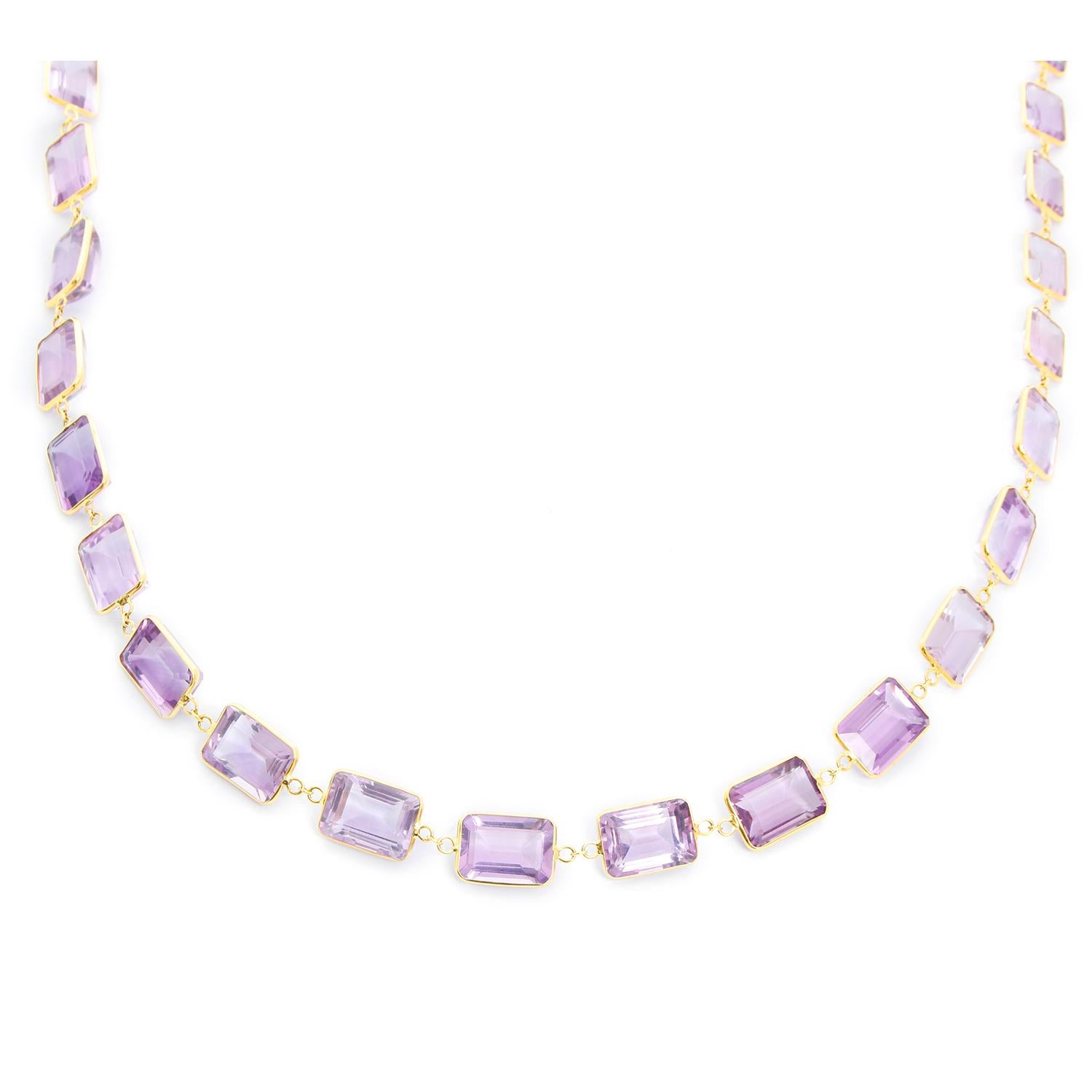 light purple necklace