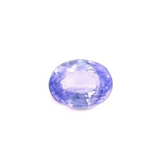 Light Purple Ceylon Sapphire 0.81ct Oval Cut Rare Unheated Loose Gem