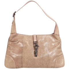 Light Purple Gucci Exotic Skin Shoulder Bag