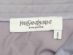 Light Purple Yves Saint Laurent Tom Ford Era Pant Suit Size FR 34