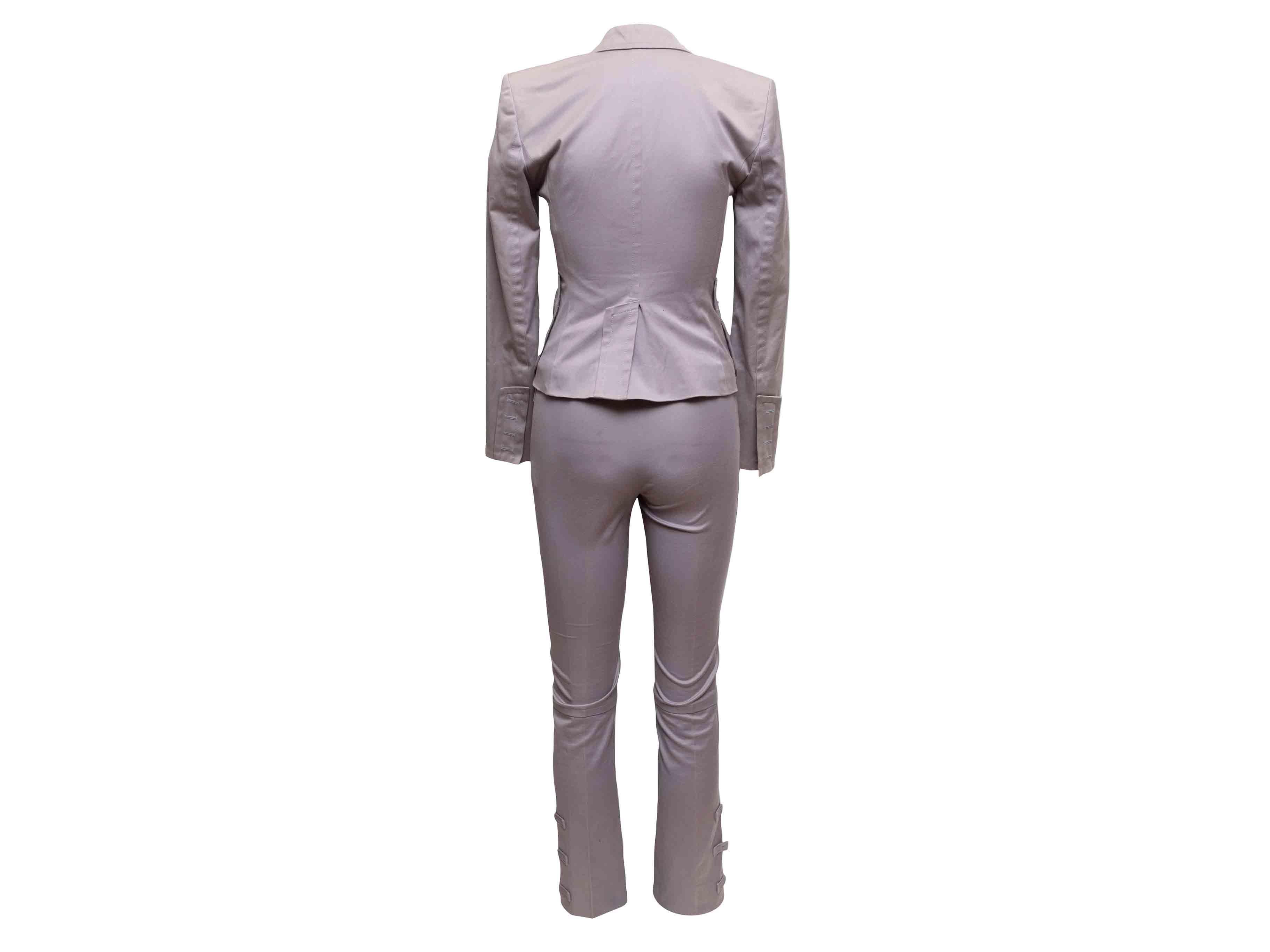 Traje Púrpura Claro Yves Saint Laurent Tom Ford Era Pantalón Talla FR 34 en venta 2