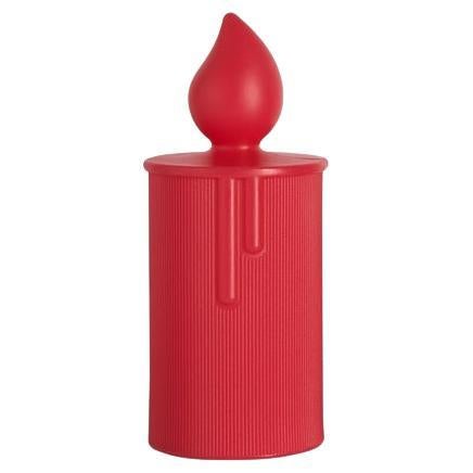 Lampe de table Fiamma rouge clair d'Alberto Ghirardello