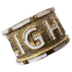 Light Ring 14k Massivgold Weißemail Memento Mori