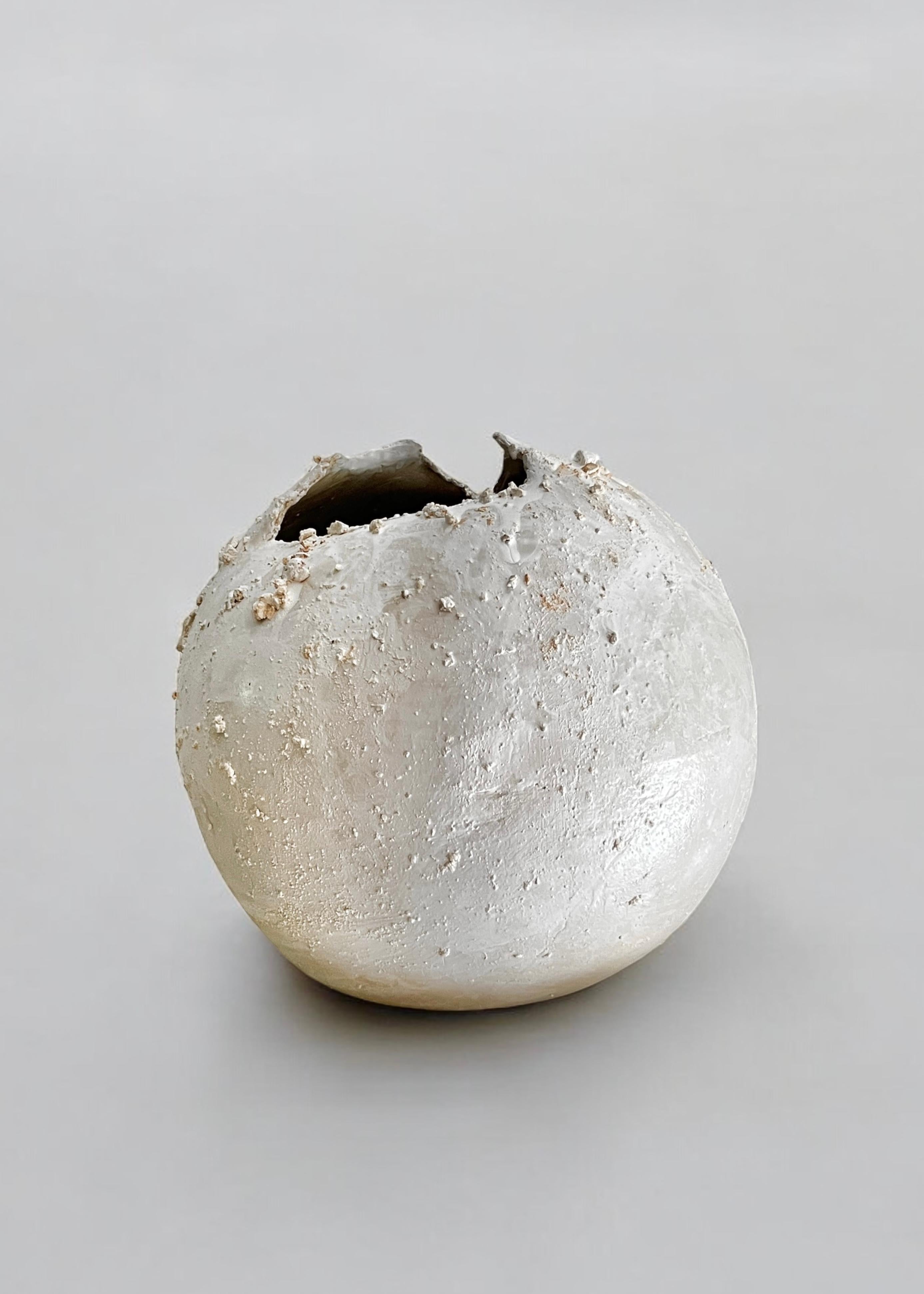 Post-Modern Light Rocks Stoneware Sculpture by Laura Pasquino For Sale
