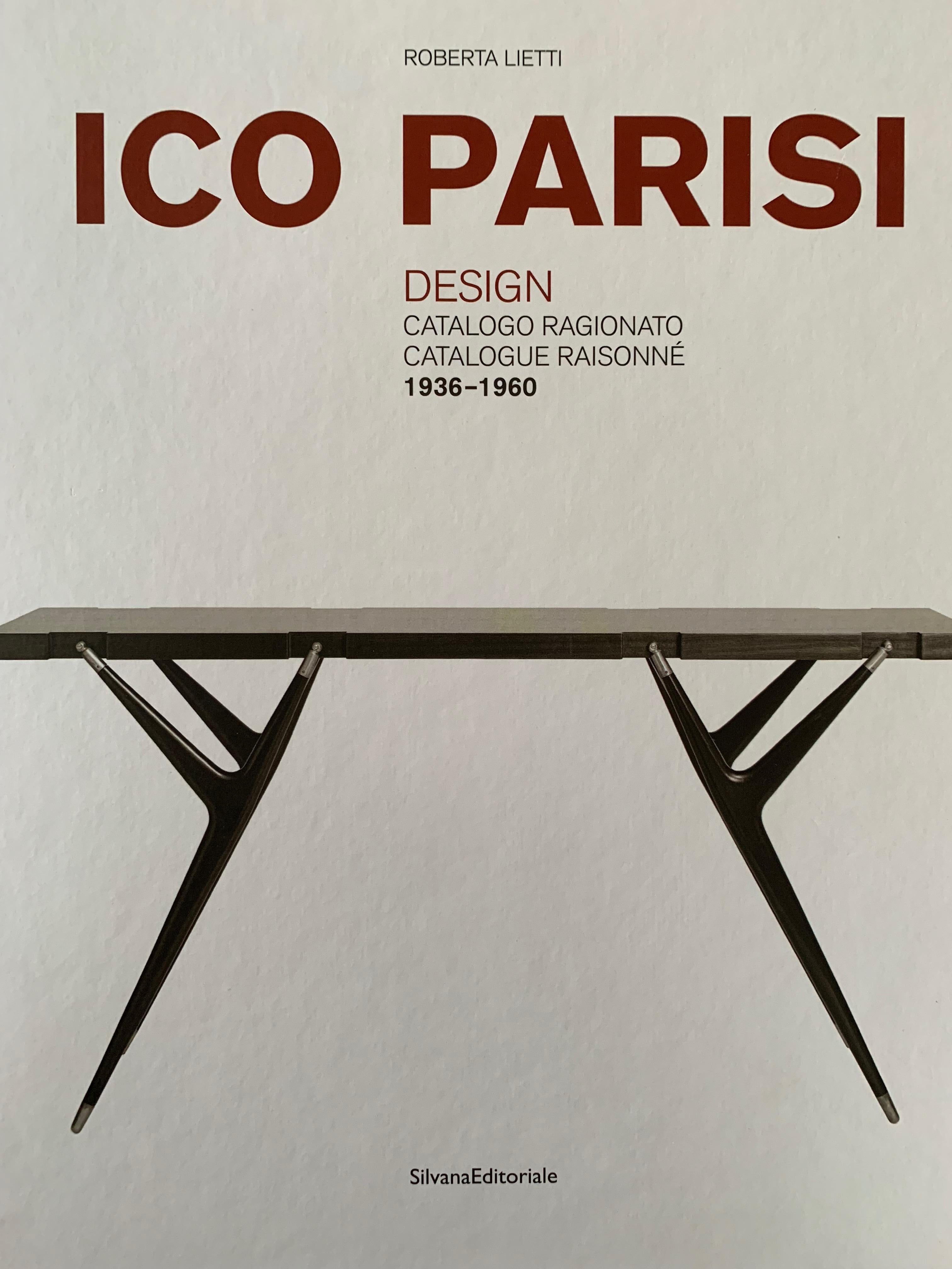 Light Rose Ico Parisi-Sessel, 1950er-Jahre, Italien im Angebot 12