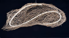 Lichtskulptur zum Aufhängen Contemporary Kreation Einzelstück von einem französischen Künstler