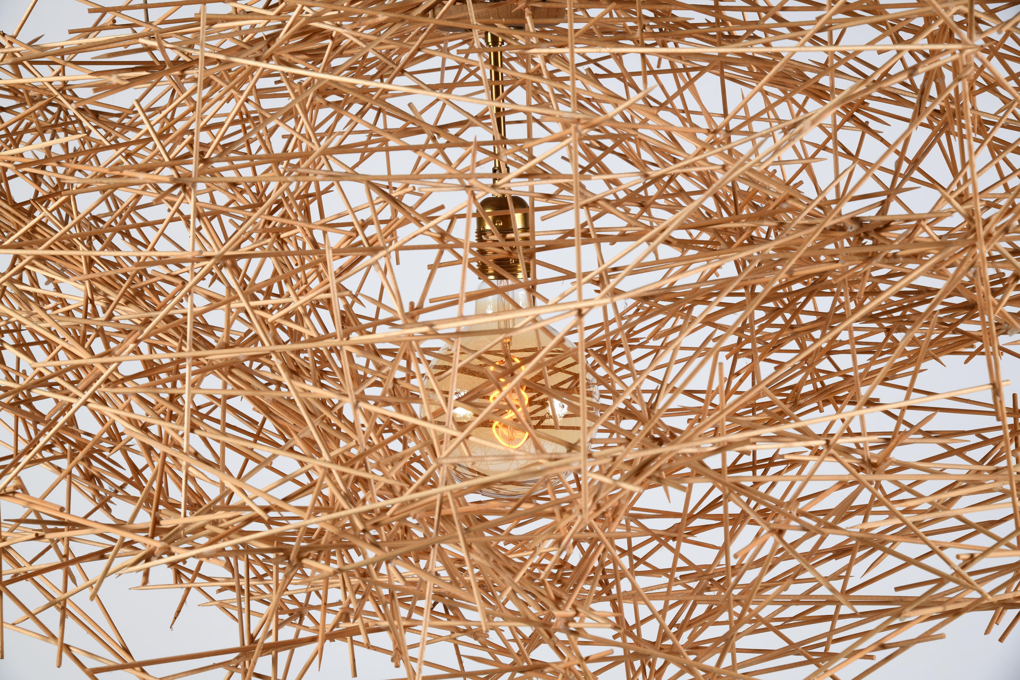 XXIe siècle et contemporain Lights sculpture à suspendre création contemporaine pièce unique d'un artiste français. en vente