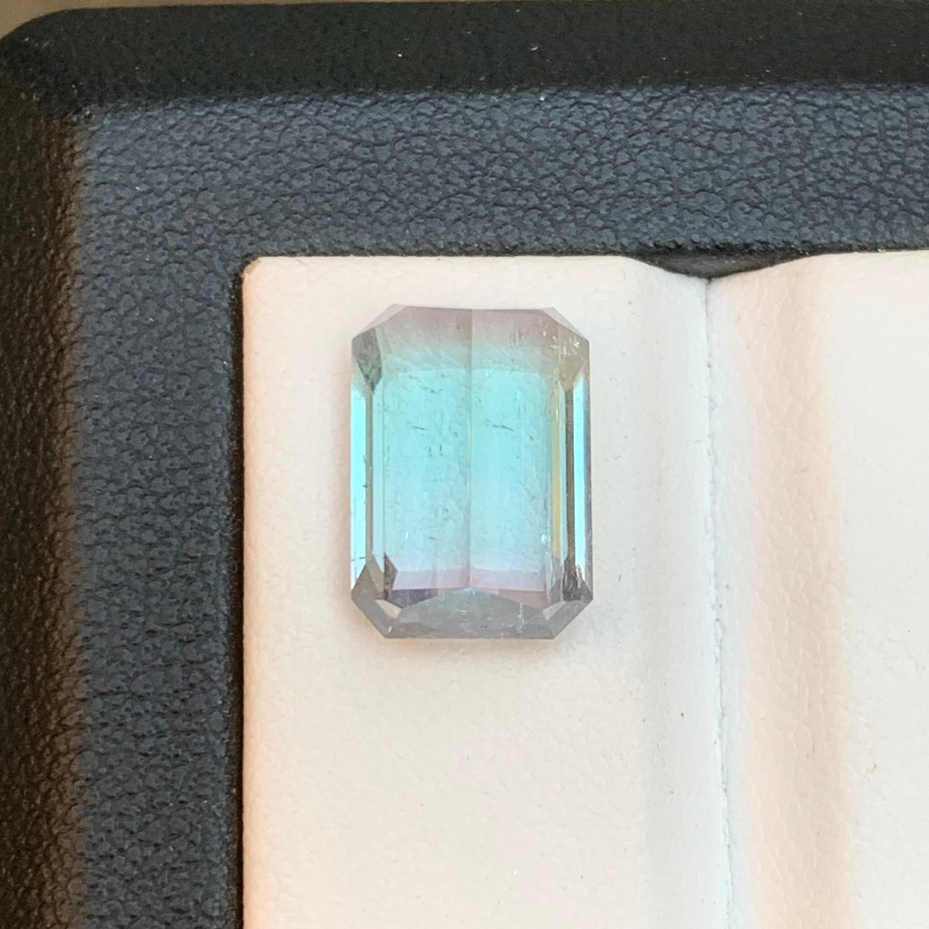 Bague en écume de mer et tourmaline naturelle rose bicolore, pierre précieuse non sertie 5,75 carats Neuf - En vente à Peshawar, PK