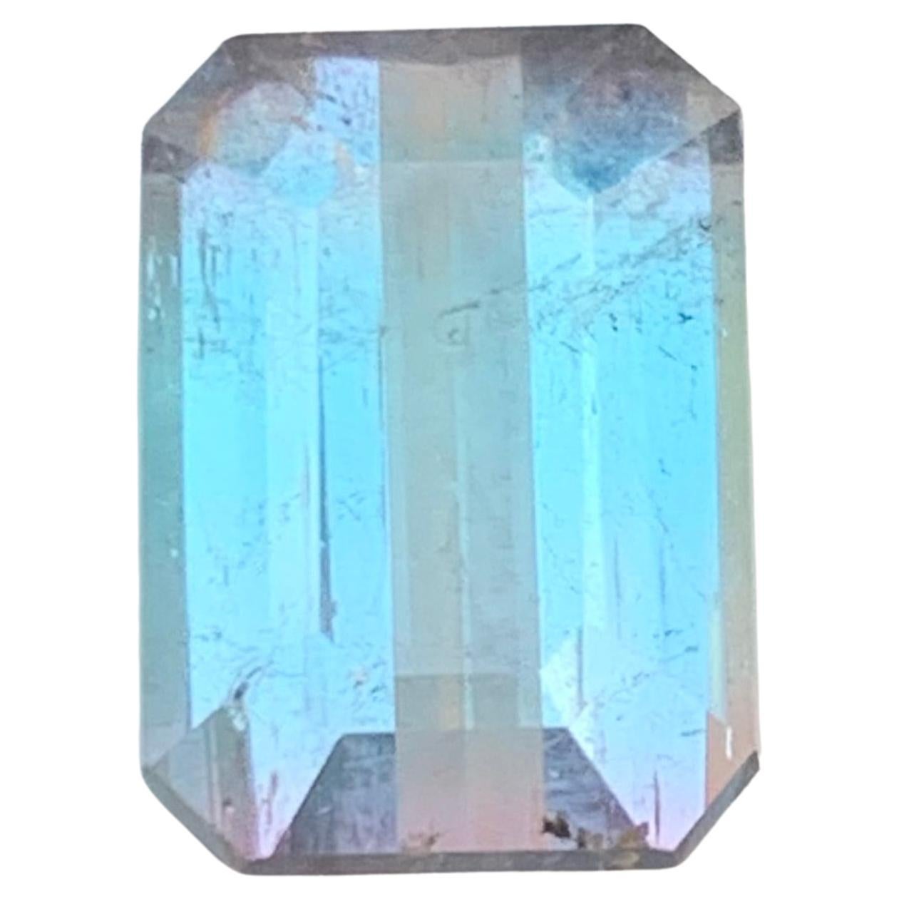 Light Seafoam & Pink Bicolor Natural Tourmaline Ring Loose Gemstone 5.75Ct-Jewel