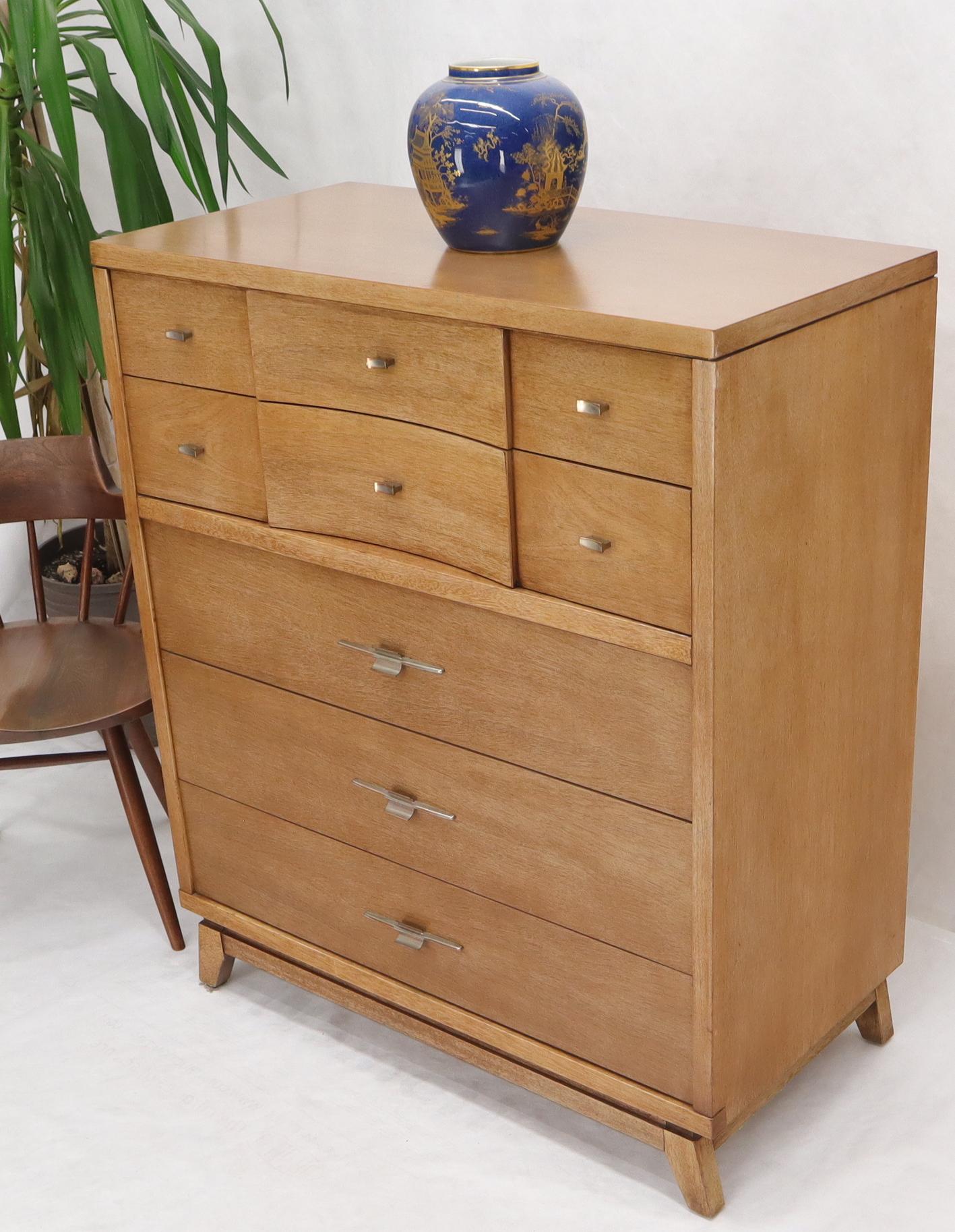 American Light Tone Five Drawers High Chest by Hooker For Sale