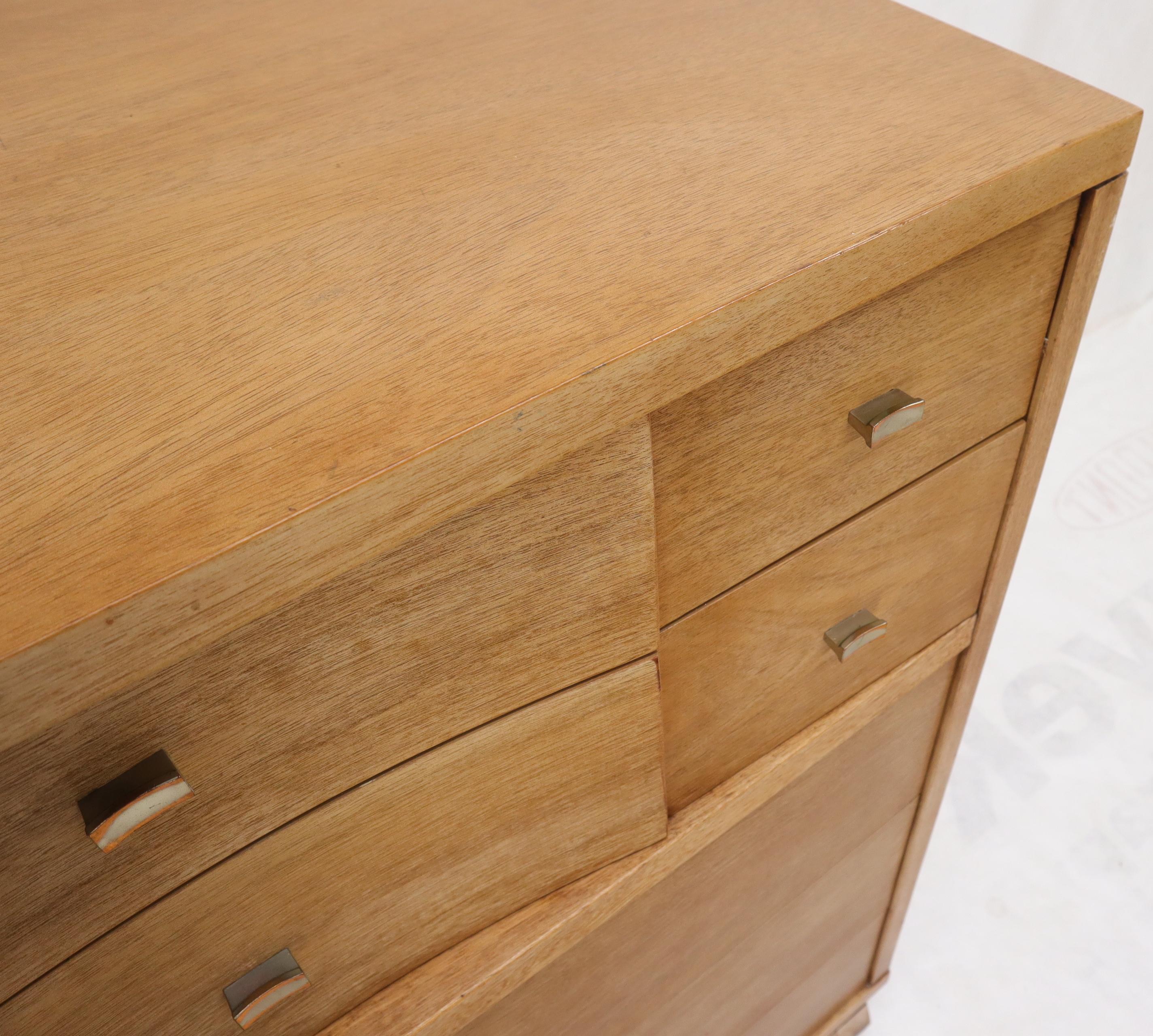 20th Century Light Tone Five Drawers High Chest by Hooker For Sale