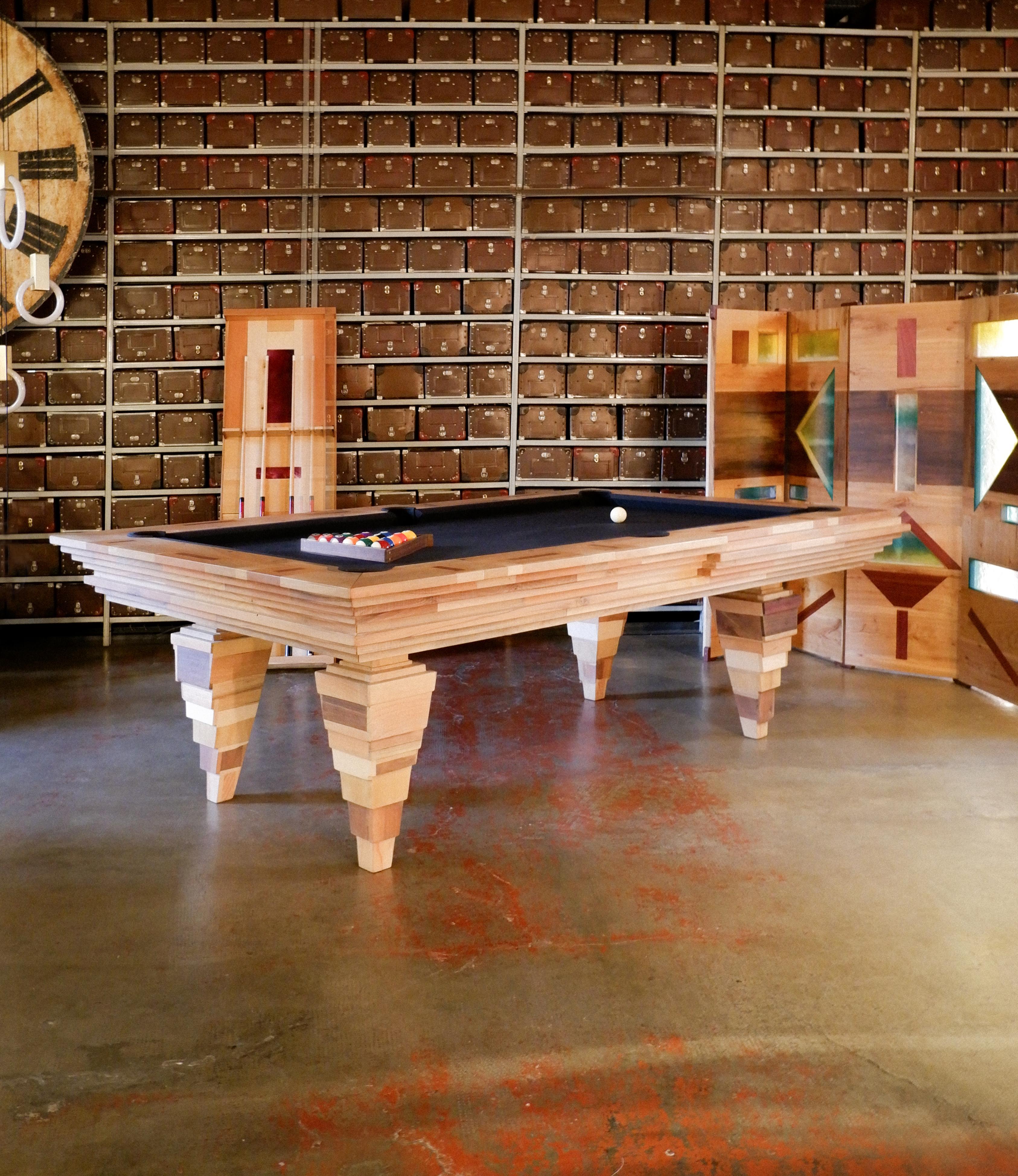 handcrafted pool cues