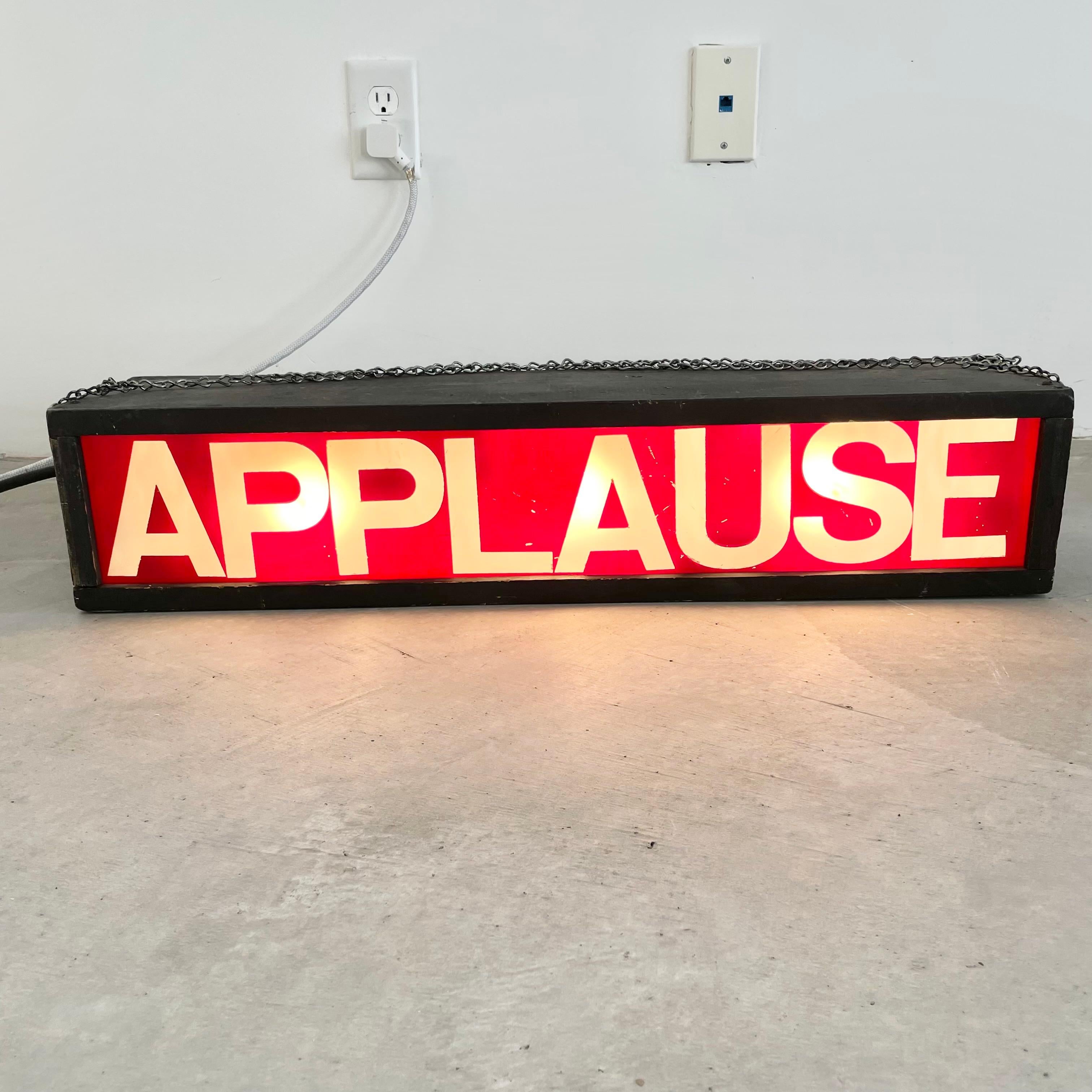 vintage applause sign