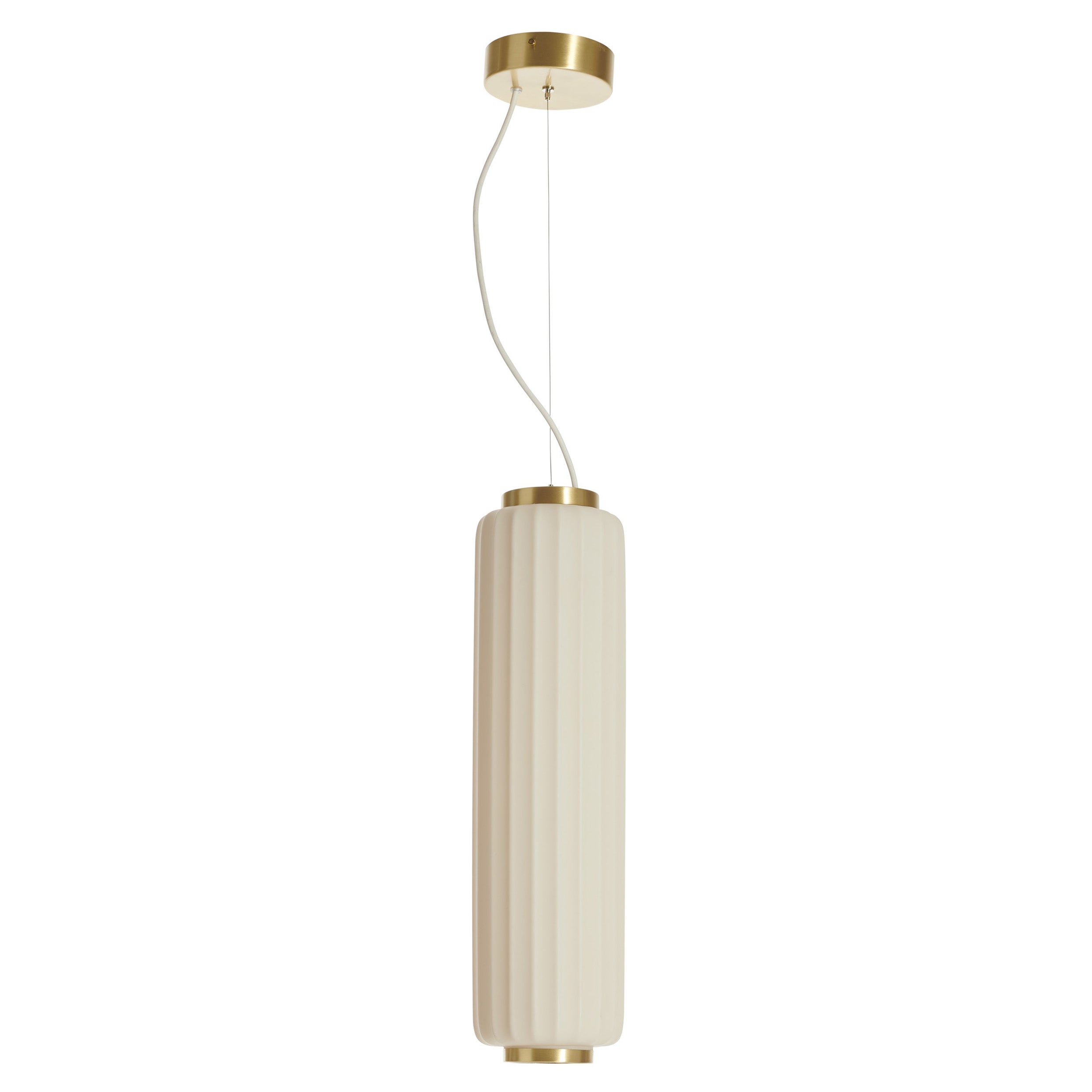 Light Vanilla Cordiale Lumière Hanging Lamp by Roberto Paoli