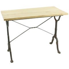 Light Vintage Oak Table, circa 1900