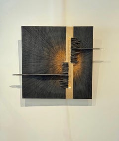 Licht-Wandskulptur „Terre & Cosmos“ des Künstlers Hoon Moreau