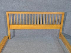 Light Walnut Bed Frame by Raymond Loewy