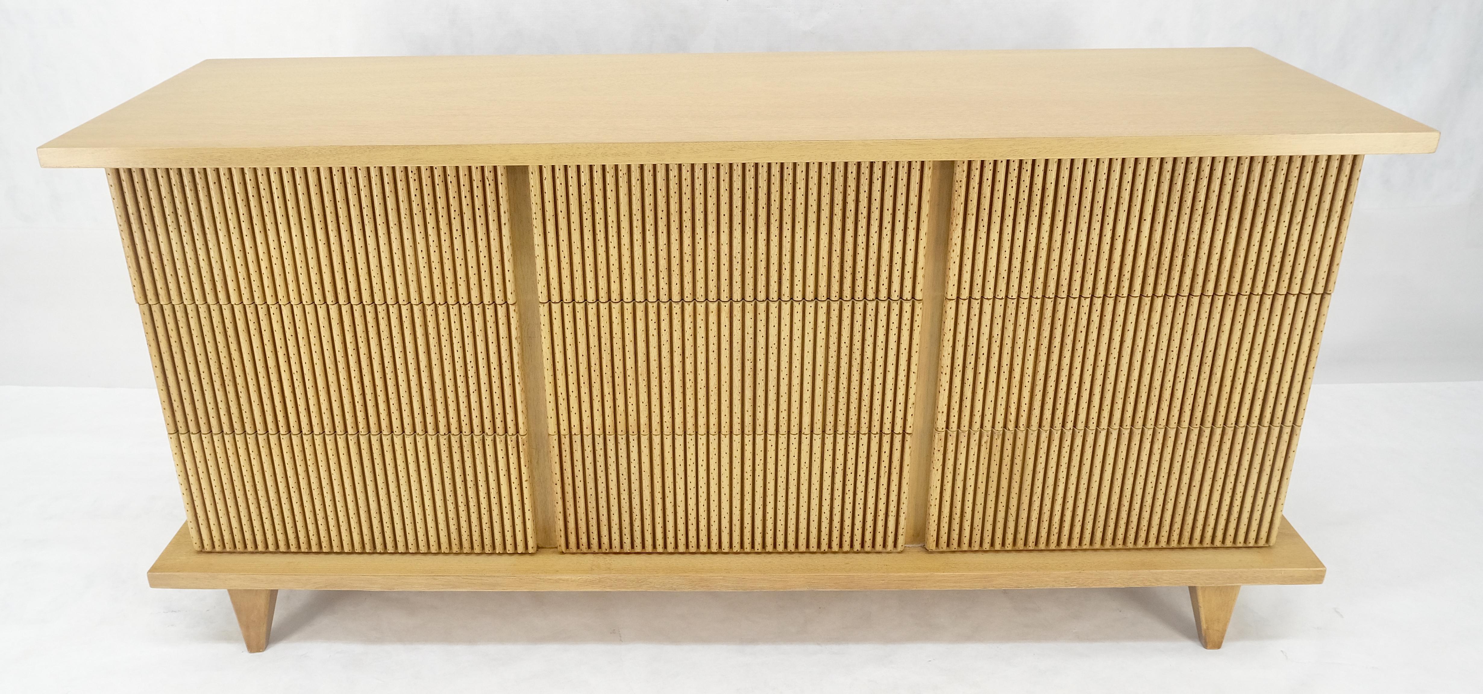 Light Walnussholz Schilf 9 Schubladen Mid Century Modern 65