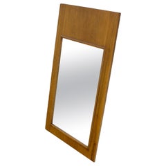 Light Walnut Robsjohn-Gibbings for Widdicomb Large Light Walnut Wall Mirror MINT