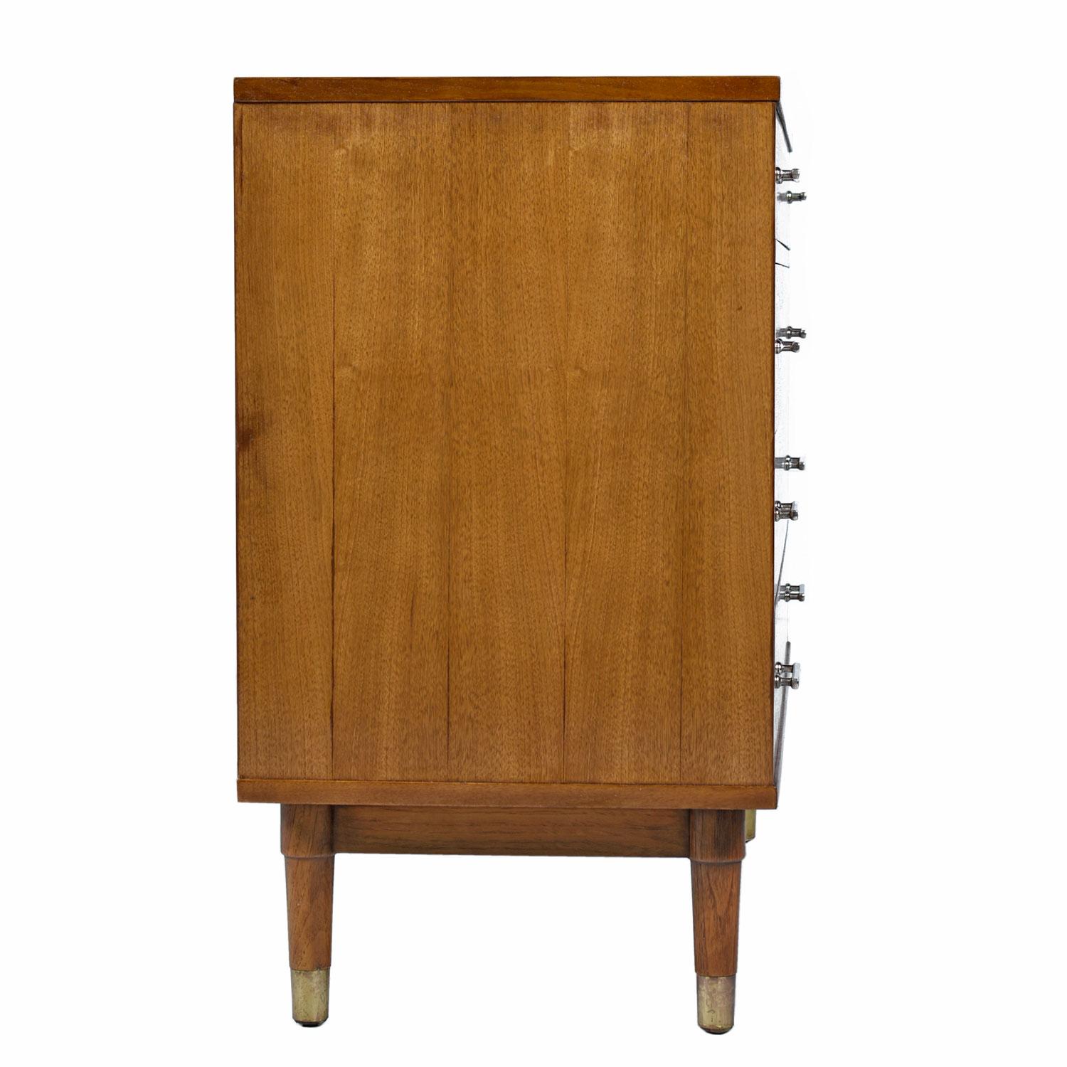 light walnut dresser