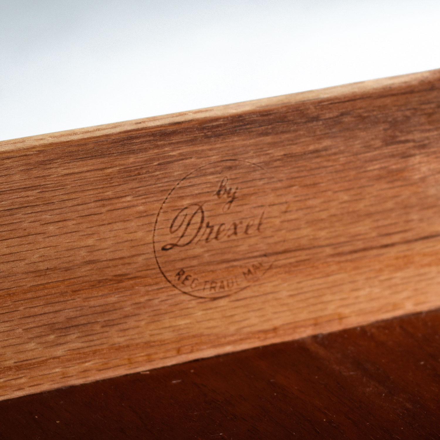 Mid-20th Century Light Walnut Vintage Modern Drexel Biscayne Bachelors Chest Four-Drawer Dresser