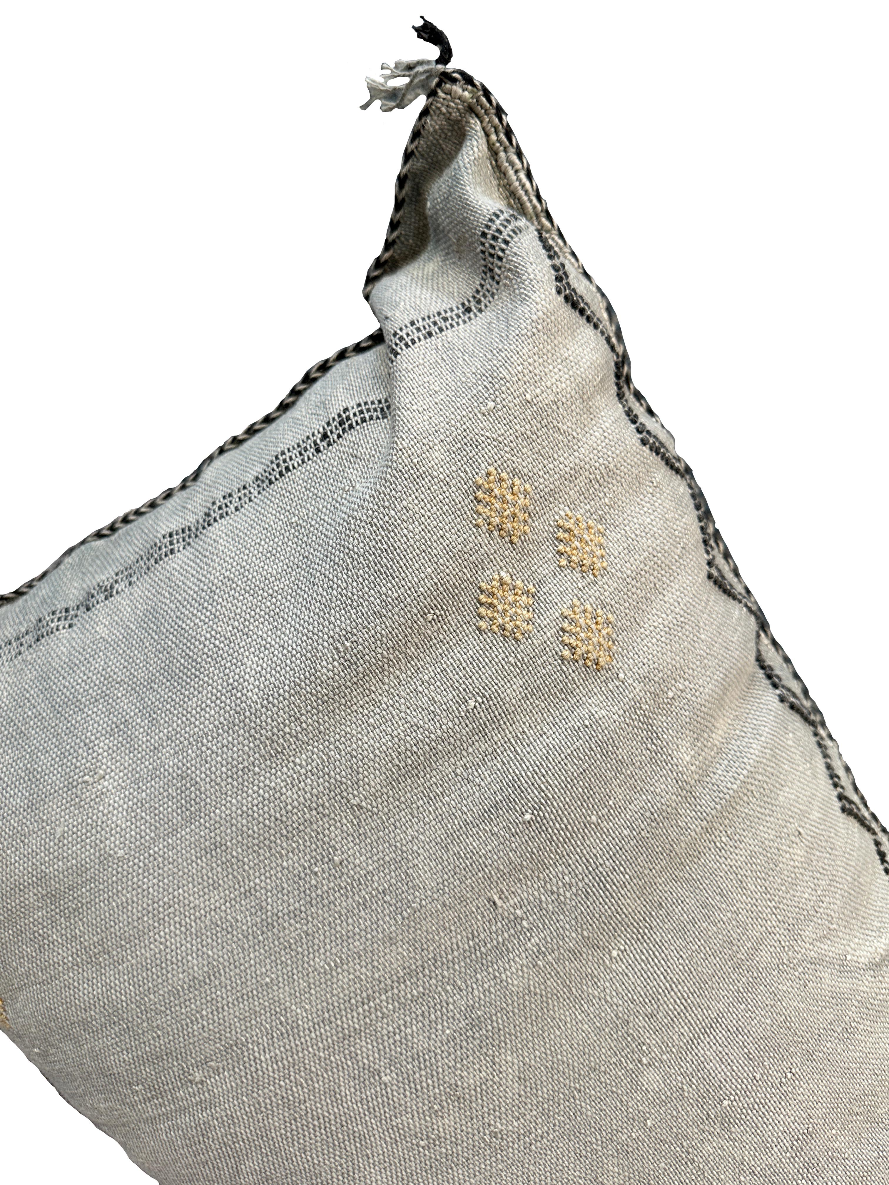 Leicht gewaschenes Denim-Kissen 35