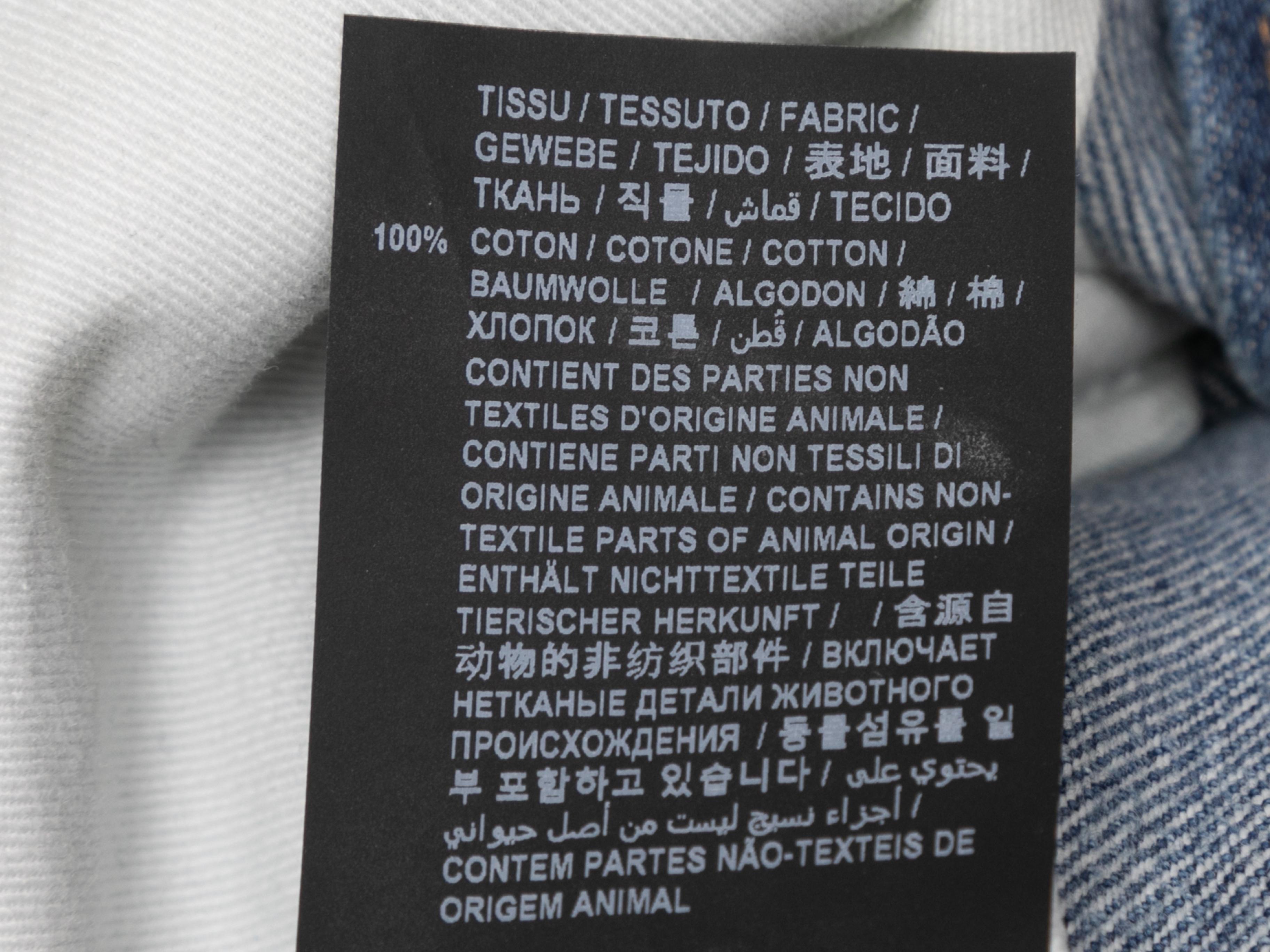 Light Wash Saint Laurent Distressed Skinny Jeans Designer Size 25 For Sale 1
