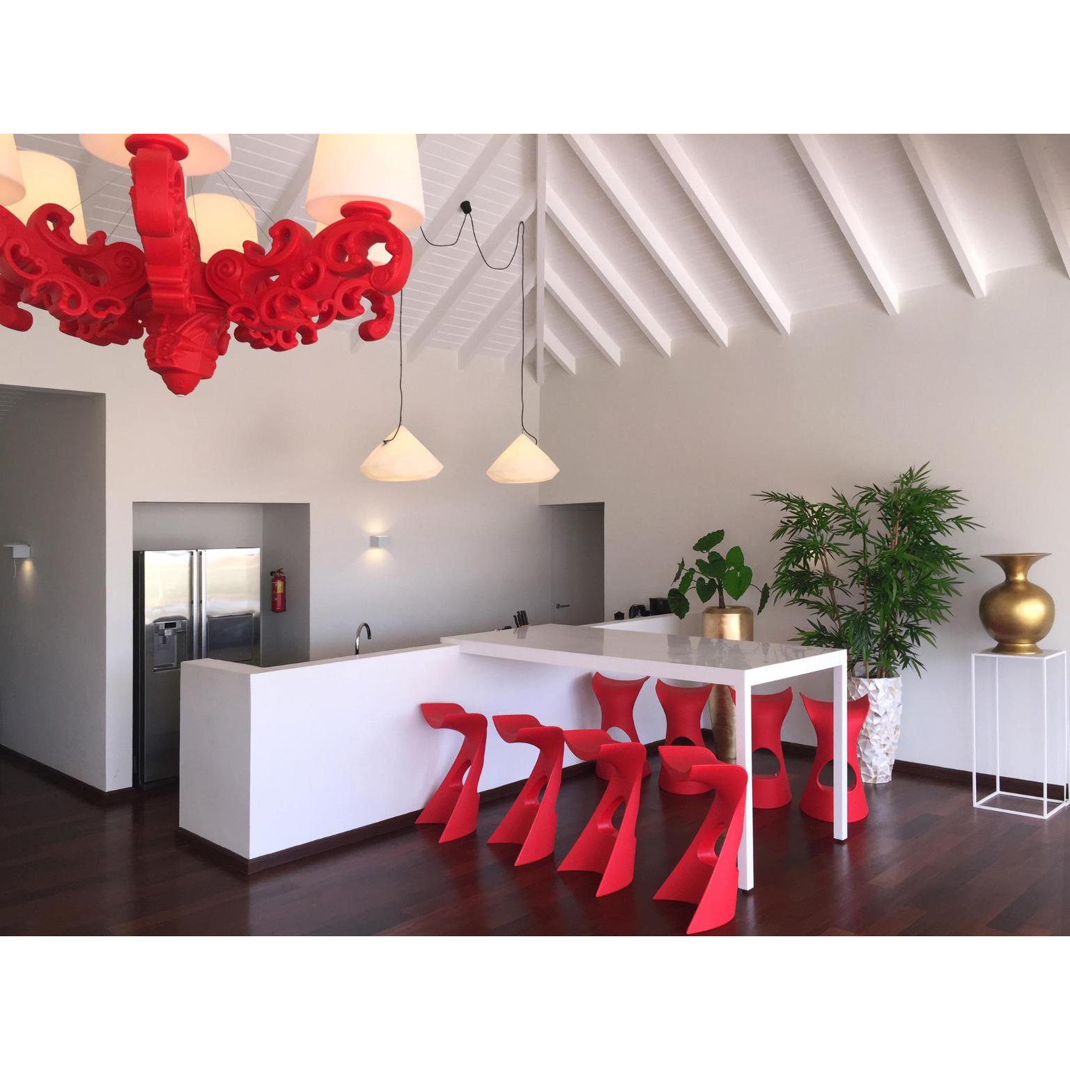 Italiano Lampada a sospensione Bijoux 100 Light White di Büro Für Form in vendita