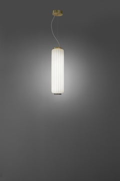 Light White Cordiale Lumière Hanging Lamp by Roberto Paoli