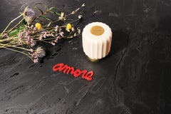 Light White Cordialina Table Lamp by Roberto Paoli